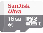 SanDisk 16 GB microSDHC UHS-I Ultra + SD Adapter SDSQUNB-016G-GN3MA (300812)