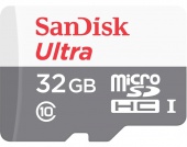 SanDisk 32 GB microSDHC UHS-I Ultra + SD Adapter SDSQUNB-032G-GN3MA (300814)