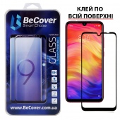Защитное стекло BeCover Full Glue & Cover для Xiaomi Redmi Note 7