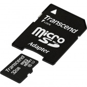 Transcend 32 GB microSDHC UHS-I Premium + SD Adapter TS32GUSDU1 (300818)
