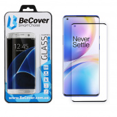 Защитное стекло 3D Curved Edge BeCover для OnePlus 8