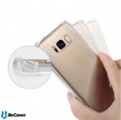 Силиконовый чехол BeCover для Samsung Galaxy S8 G950 Transparancy + Защитная бронированная пленка
