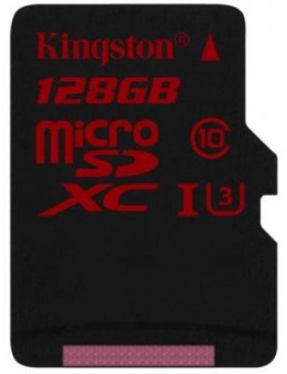 Kingston 128 GB microSDXC class 10 UHS-I U3 SDCA3/128GBSP (300810)