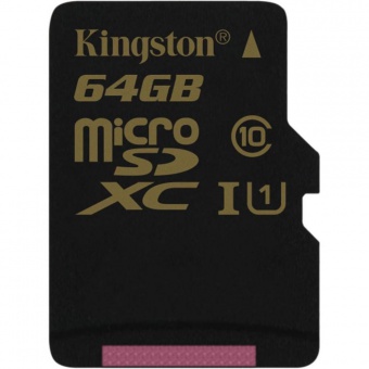 Kingston 64 GB microSDXC class 10 UHS-I SDCA10/64GBSP (300808)