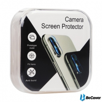 Защитное стекло BeCover для камеры Apple iPhone X/XS